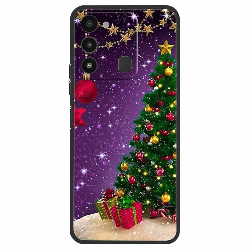 Holiday Edition Silicone Soft TPU Phone Cover - Festive Design Case