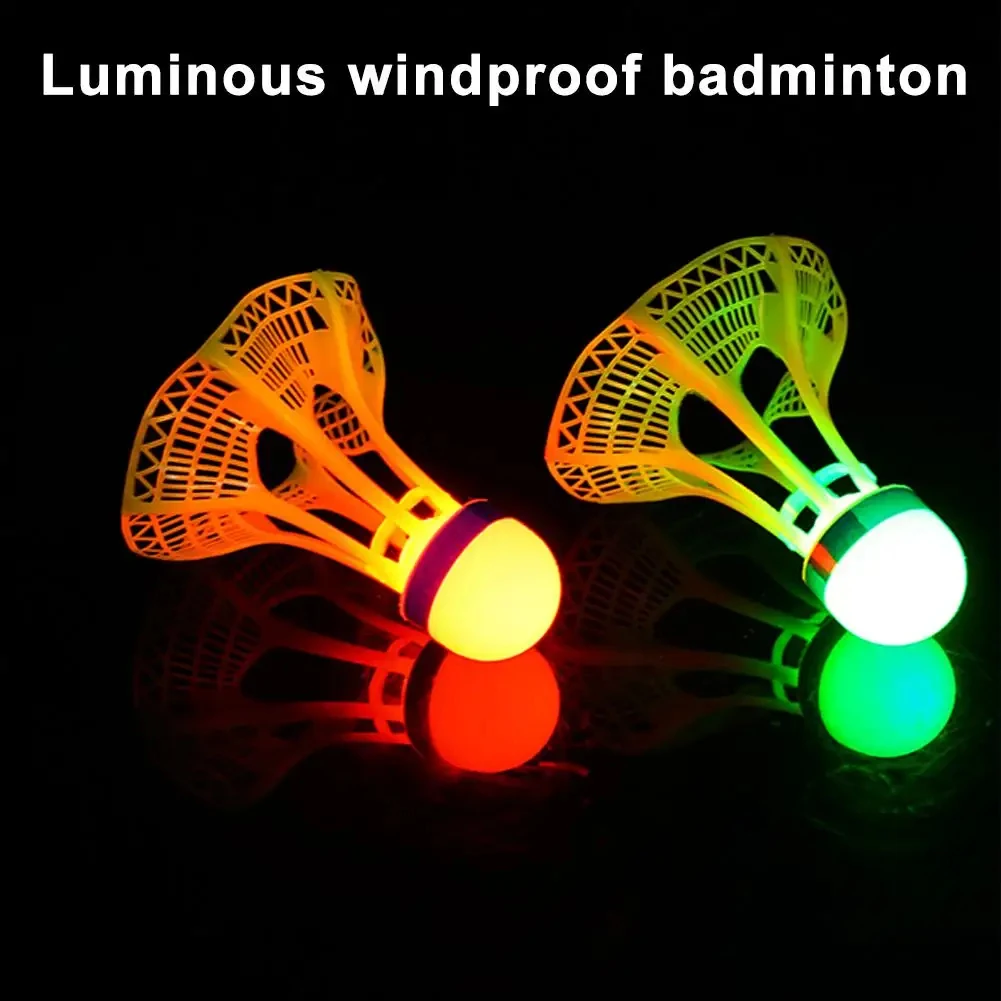 Glow-in-the-Dark LED Badminton Shuttlecocks 3