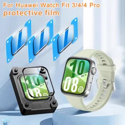 Universal Easy Installation Kit with Hydrogel Full Curved Screen Protector Film for 4PCS (For Huawei Fit 3)