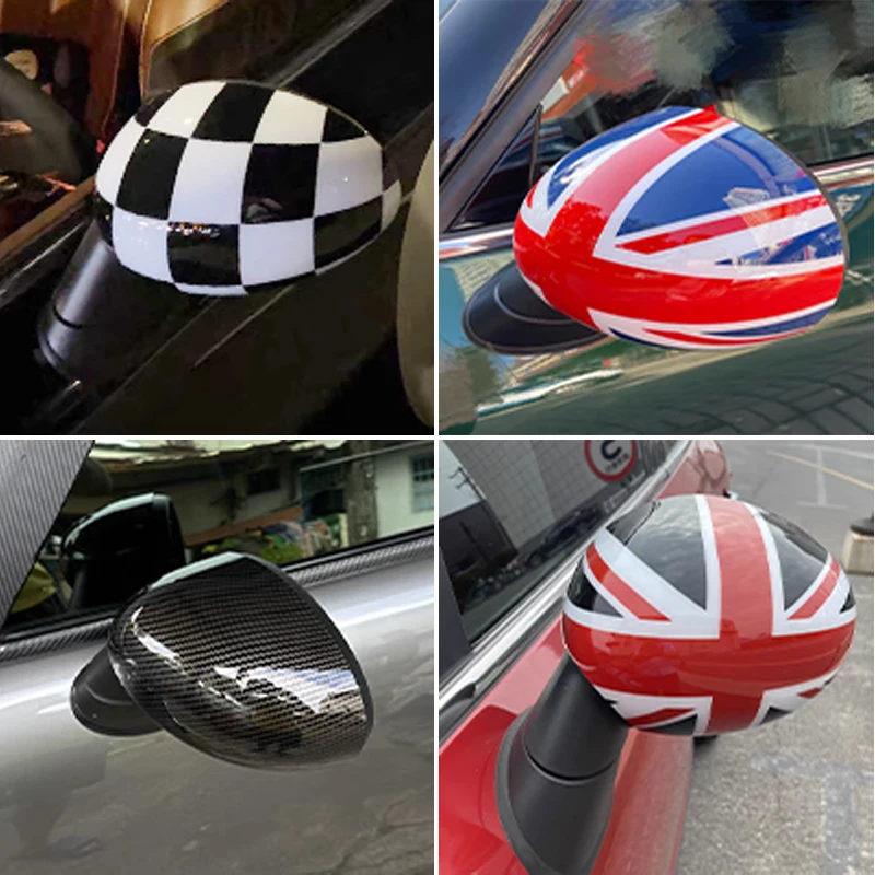 Für Mini One Cooper S Fließheck Cabrio R50 R52 R53 Auto Rückspiegel Abdeckungen Dekoration Auto Zubehör – Detail 7