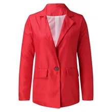  Womens Blazers Jacket Casual Pocket Office Blazer Draped Front Cardigan Jacket Work Suit Autumn Female Jacket Jaqueta Feminina 