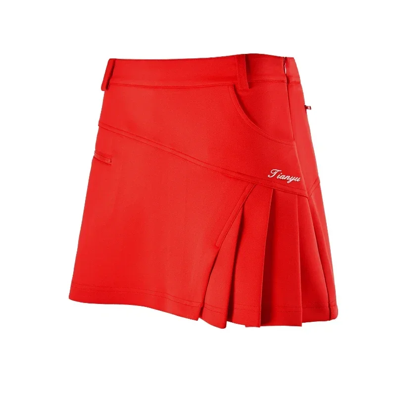 Women Golf Skirts Autumn Women'S Casual Pleated Skirt Athletic Sports Short Skorts Ladies Girl Anti-Exposure