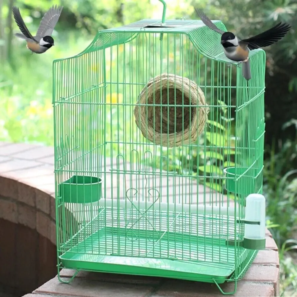 Plastic Bird Feeding Bowl Water Trough for Parrot Cage Accessories