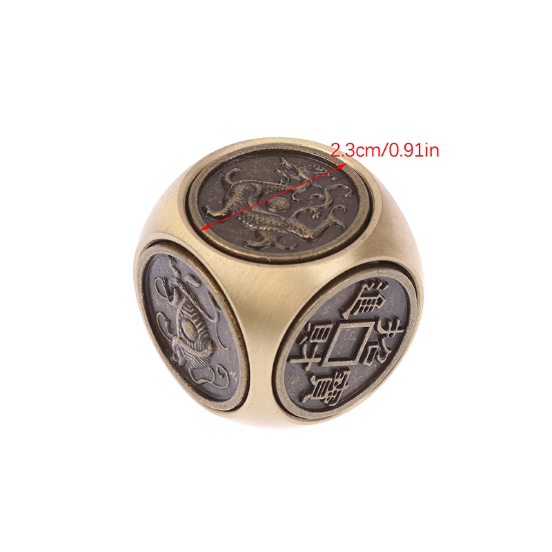 Four Mythical Beasts Six-faced Luck Money Fidget Spinner Stress Relief Decompression Cube For Adult Antistress Toys fidget toys anti stress toys