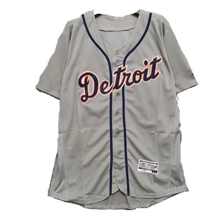 Random Number Summer Letter Embroidery Baseball Jersey Short