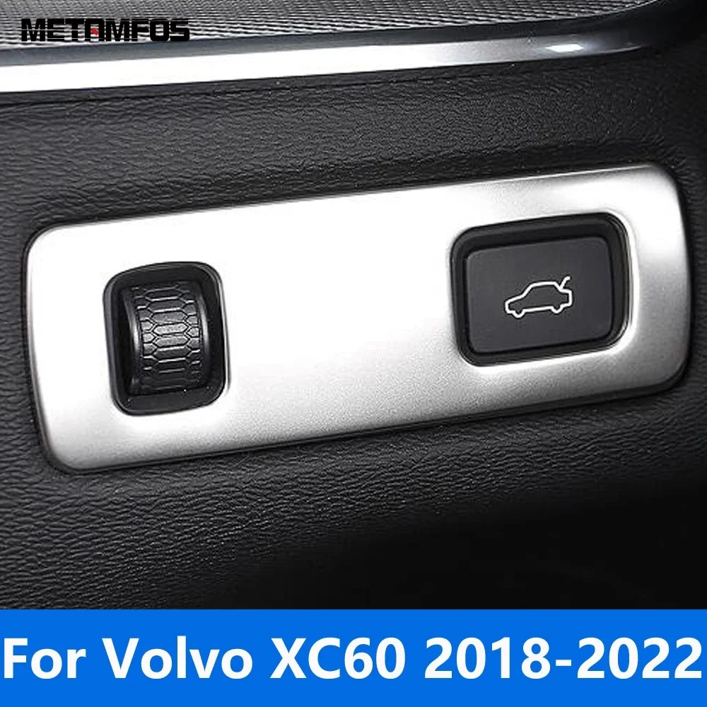 

Автомобильные аксессуары для Volvo XC60 XC 60 2018-2020 2021 2022 Внутренняя крышка из углеродного волокна для головного света лампы управления переключателем крышки отделки