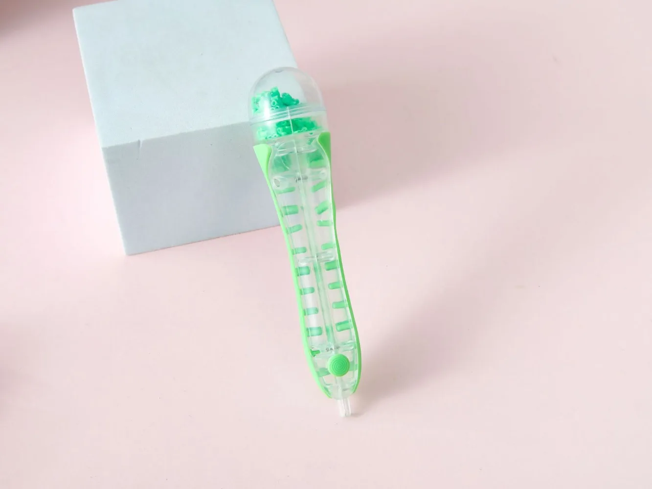 완전 자동 빈 믹싱 펜 DIY 보조 도구 포인트 프레스 빈 믹싱 중성 펜 퓨전 재료 패키지 문구 도구