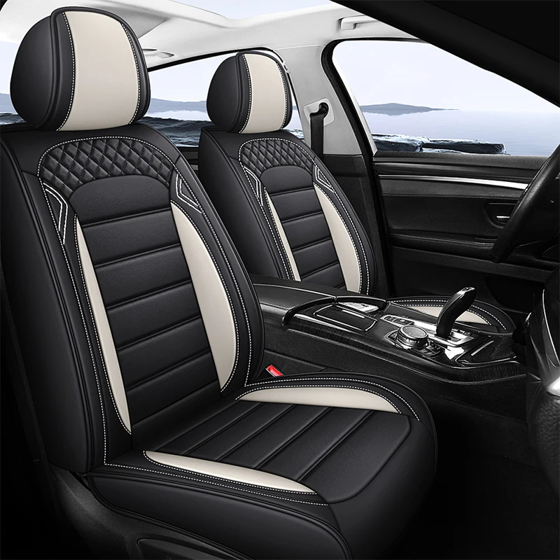 Yuckju Coprisedile Auto In Pelle Per Isuzu Golf 4 Golf 5 Fiat 500 D-Max Mu-X Car Styling Auto Y