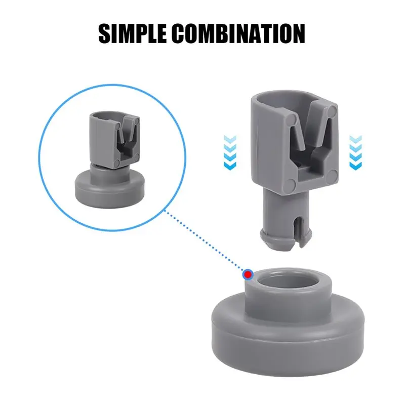 A97T Dishwasher Upper Wheels For Zanussi Dish Washer Accessories Rollers Dishwasher Wheel Parts 3