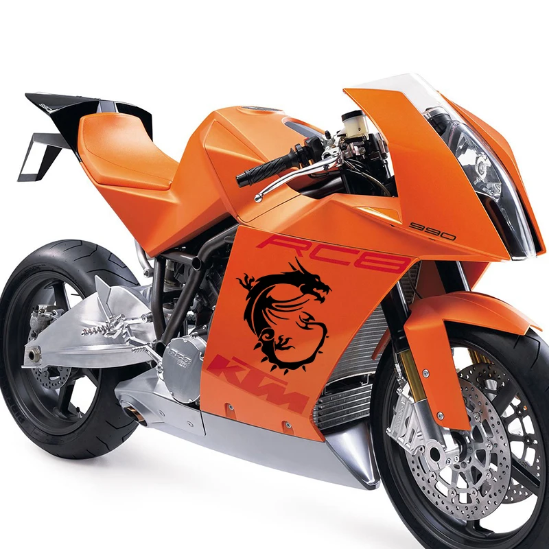 Laptop and desktop dragon car bike motorcycle logo sticker