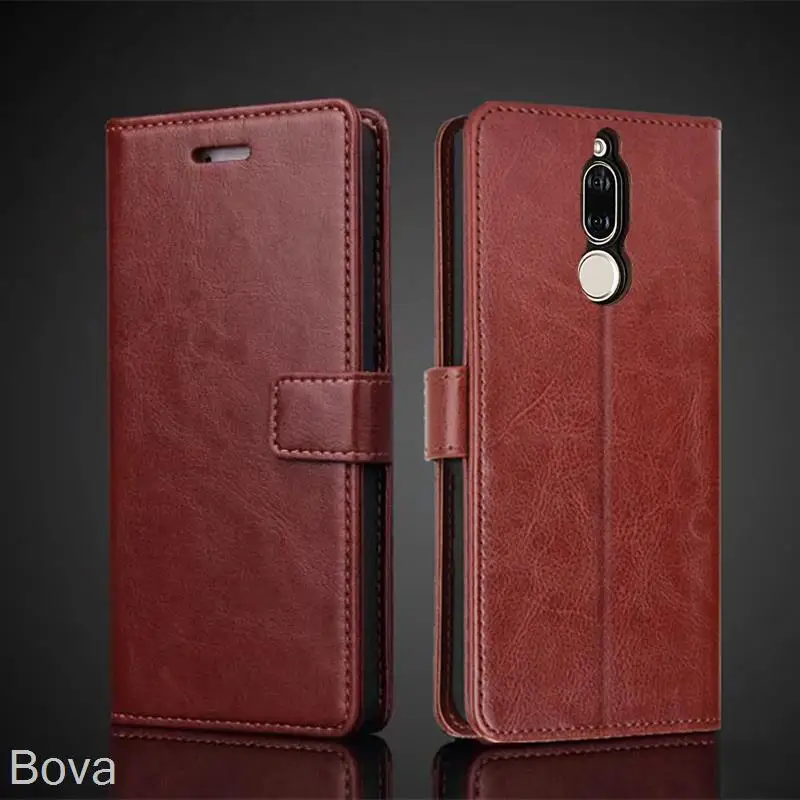 Luxurious Leather Flip Wallet Case - Retro Card Holder & Phone Cover