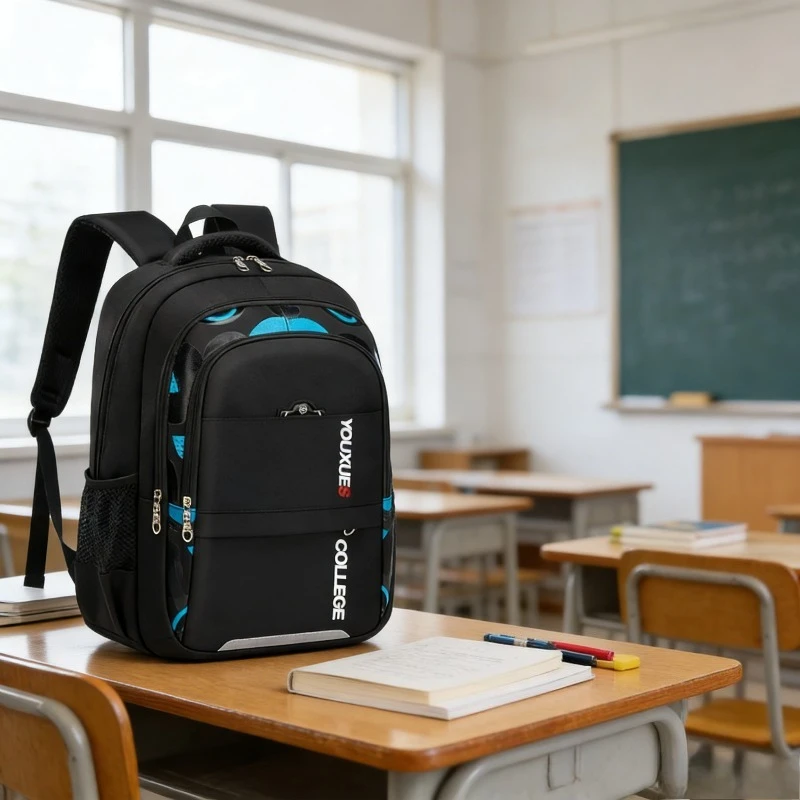 Kids Backpack Waterproof School Bag Lightweight Book Pack For Primary Student Teenager Boys Daily Study Outdoor Carry Supply 3