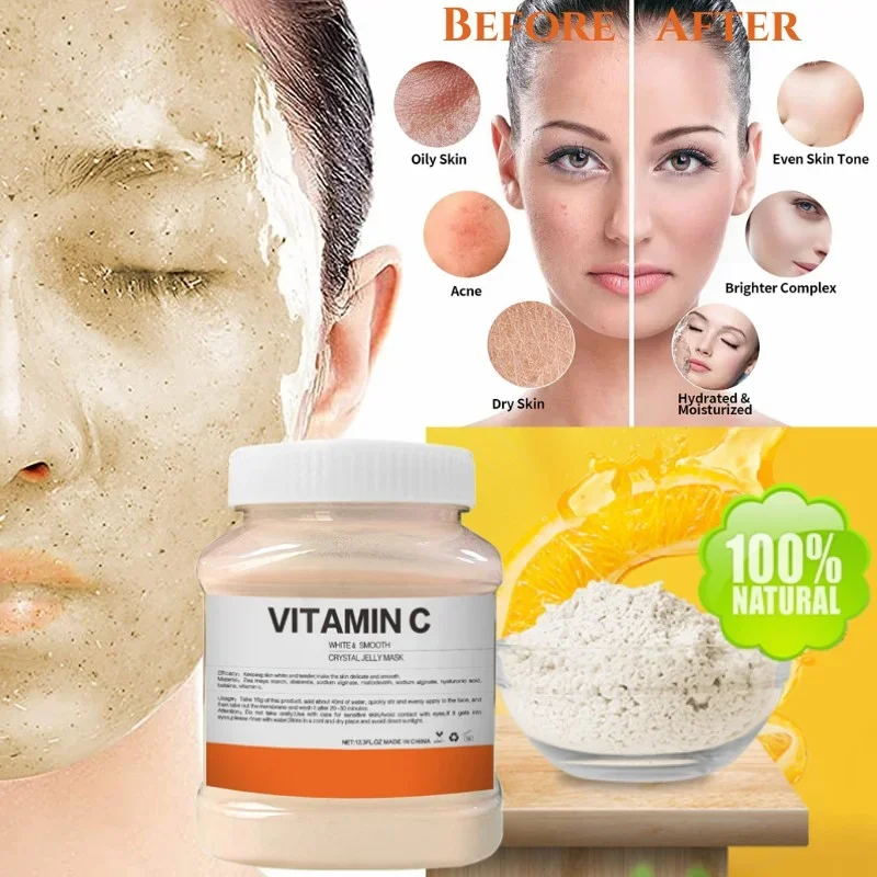 

DIY SPA Vitamins C Jelly Mask Powder for Facials,Brightening Nourishing Face Peel Off Mask, Fight Fine Lines,Dullness Skin care