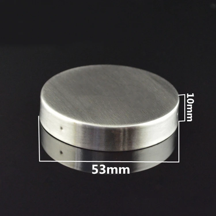 Stainless Steel 304 Round Euro Profile Cylinder Escutcheon OB Hole Rose Lever Handle Rosette PC Escutcheon Screws