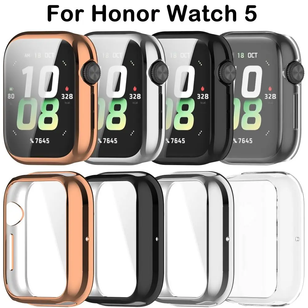 Enhanced TPU Protective Case with Full Coverage and Screen Protection - Anti-Scratch Watch Shell for Smart Watch Accessories