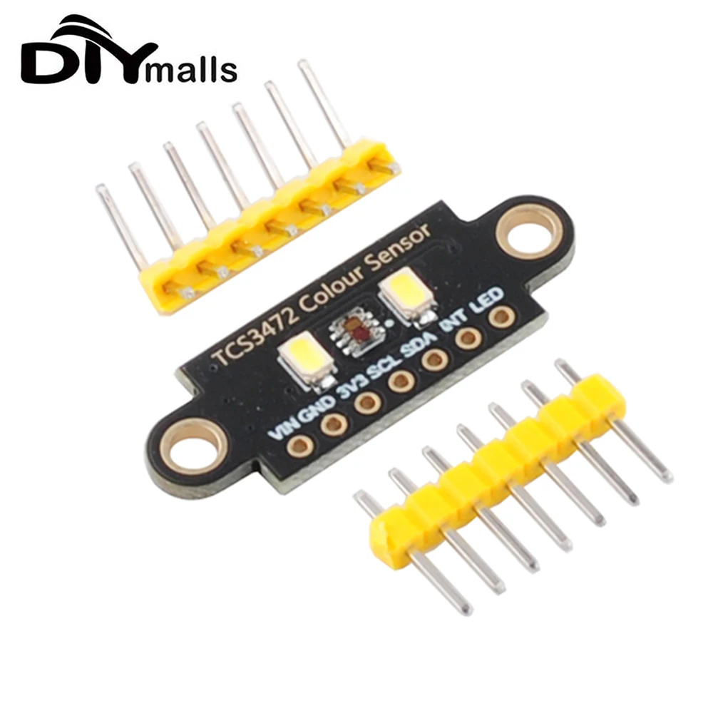 TCS3472 Color Sensor Recognition Module RGB IIC Color Light Sensor Development Board with IR Filter for Arduino STM32 30