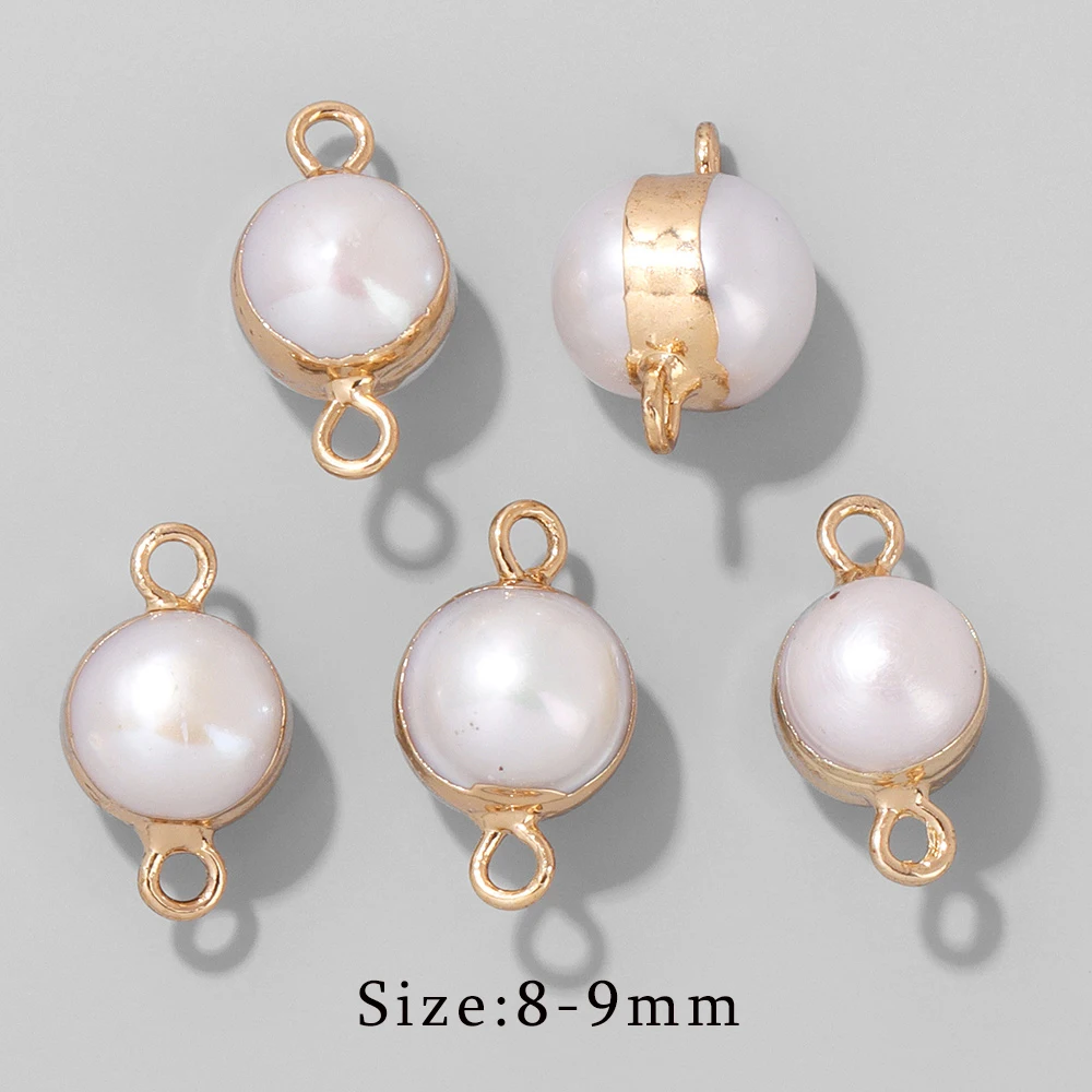 2 Teile/los Mode Natürliche Perle Anhänger Unregelmäßige Barocke Perlen Stecker Für Schmuck Machen Diy Frauen Halskette Armband Ohrring – Detail 17