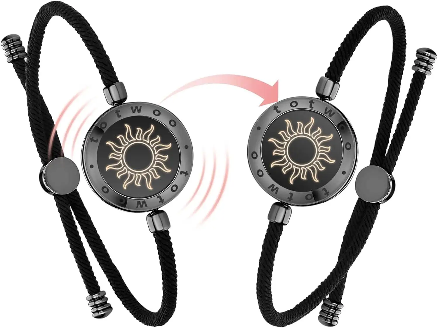 Long Distance Touch Touch Bracelets Vibrate Bracelet Amazon Totwoo