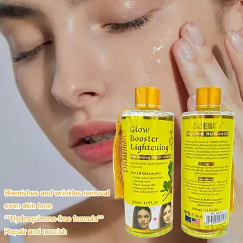 Facial Body Massage Oil Kojic Acid Whitening Serum Glow Booster Cast Oil Brightening Smoothing Body Face Skin Care Essence Oil 5