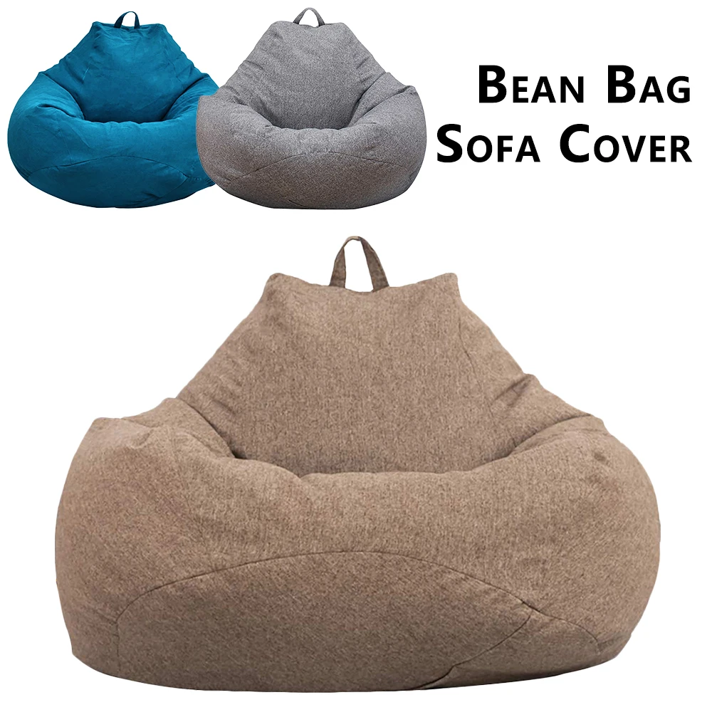 Large Bean Bag Lazy Seat Chair Sofa Cover Couch Soft Fluffy Breathable Adult Child Tatami No padding is included - Image 5