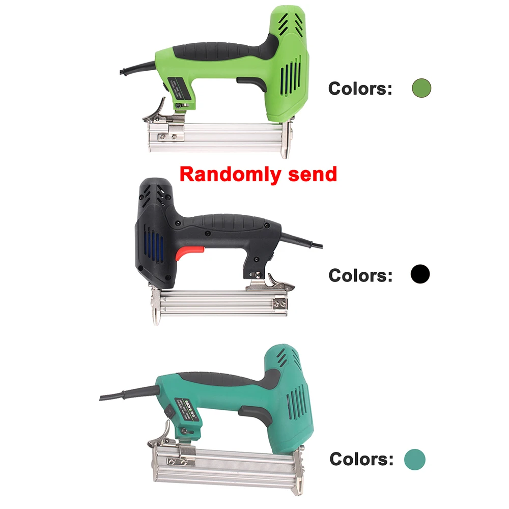 1800W~2000W Electric Nailer and Stapler Furniture Staple Gun for Frame with Staples & Nails Carpentry Woodworking Tools 220V F30 6
