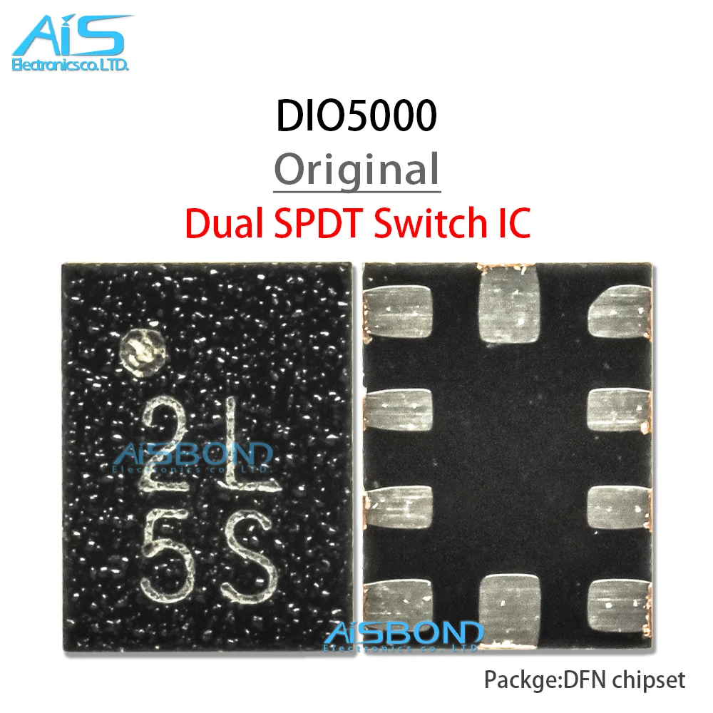 

10 шт./лот новый оригинальный DIO5000QN10 DIO5000 двойной SPDT переключатель IC маркировка 2L 5S 2L5S