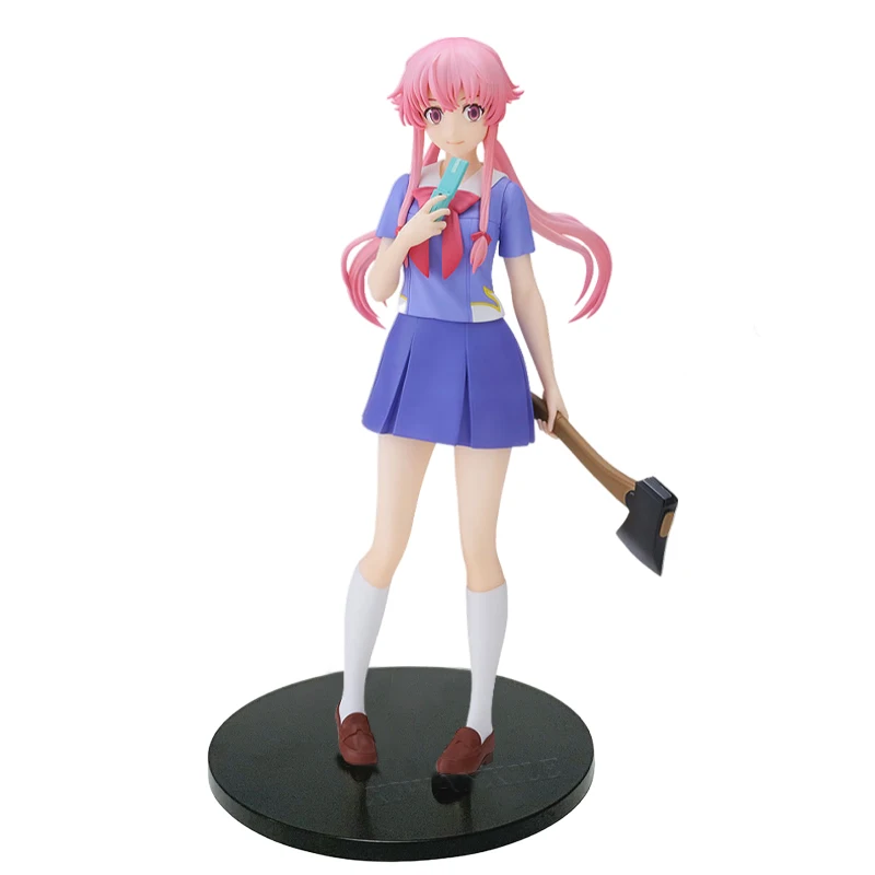 17 سنتيمتر المنبثقة موكب ميراي نيكي يونو غاساي مثير أنيمي فتاة الشكل المستقبل مذكرات غاساي يونو عمل الشكل الكبار نموذج دمية لعبة هدية