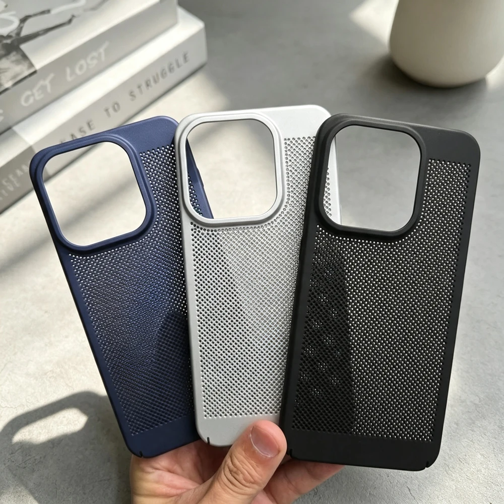 Ultra Thin Matte Hard Case - Breathable Mesh, Shockproof Full Protective Cover