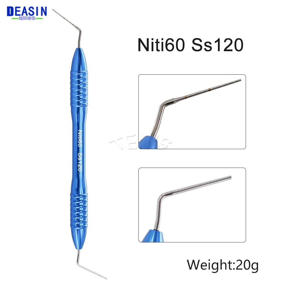 1Pack Dental Gutta Percha Plugger Gutta Percha Filler Stainless Steel 70# 80# 100# Nickel Titanium Needle Endodontic Root Canal 6