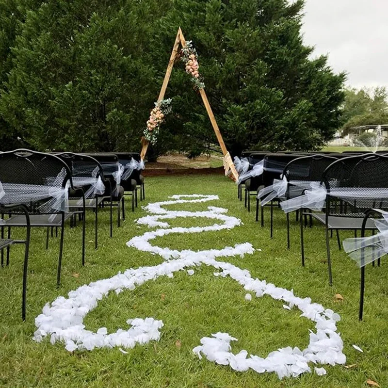 Artificial Rose Petals 1200 pieces of artificial silk white rose petals for wedding Wedding flower child basket Party anniversary decoration