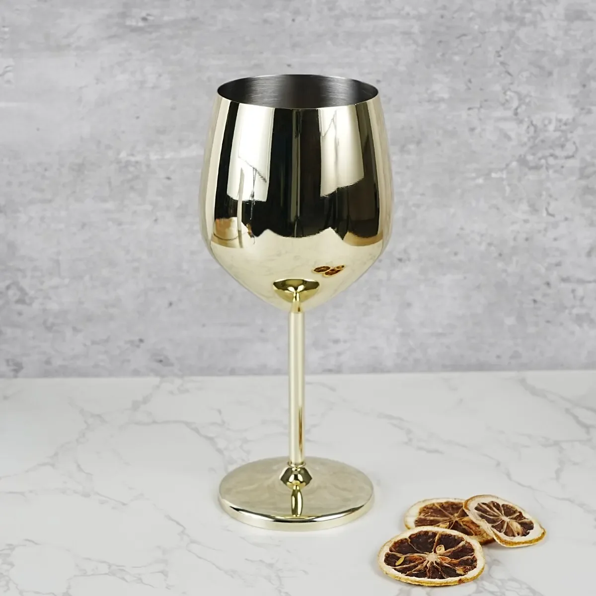 1pc 500ml Stainless Steel Wine Glass Champagne Whiskey Glass