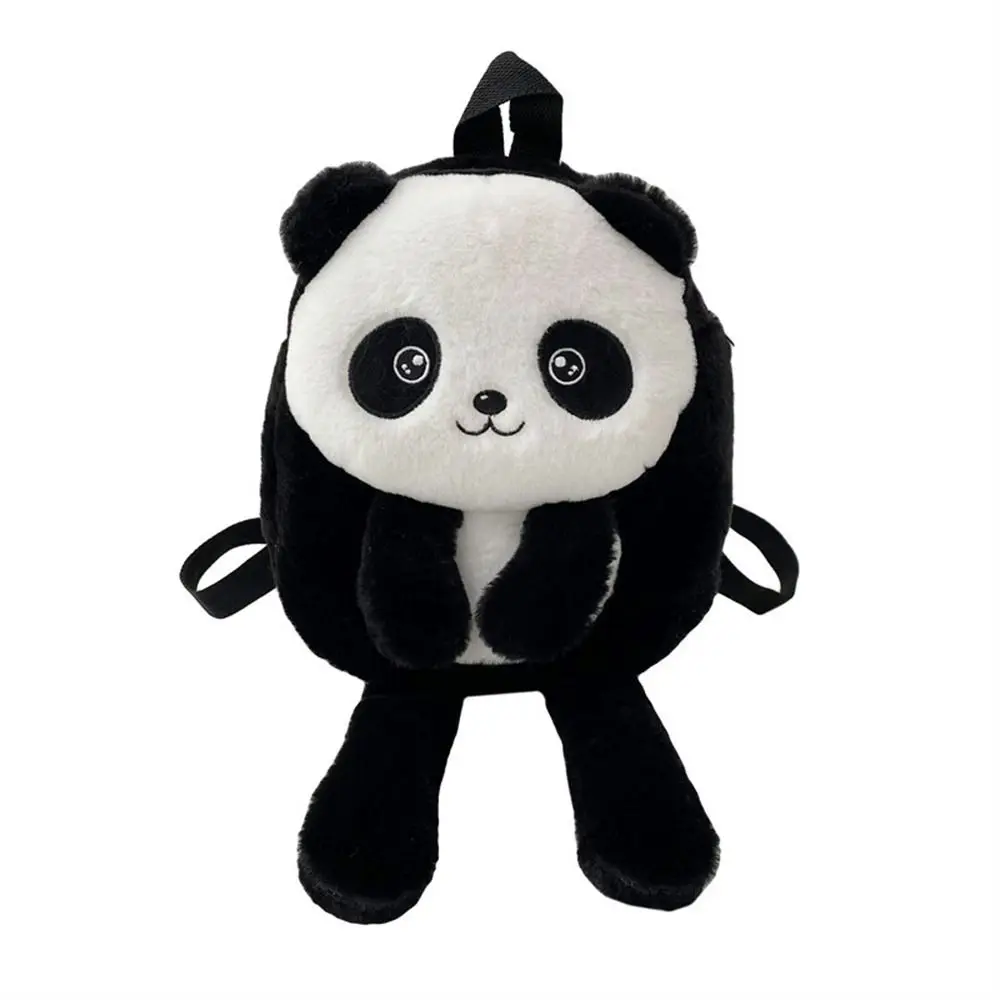 Cute Cartoon Plush Shoulder Bag Bookbag Plush Toy Animals Panda Plush Backpack Coin Purse Children Baby School Bag Toddler the amazing digital circus for teens student school bookbag tadc jax pompom pomni daypack elementary high college hiking