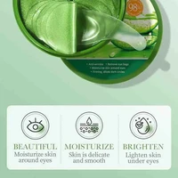 60pcs Aloe Vera Collagen Eye Mask Anti Dark Circles Removal Eyes Bags Moisturizing Firming Eye Patches Eyes Skin Care Products 4