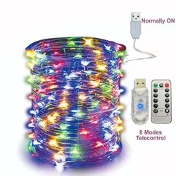 Enchanting LED String Lights with Remote Control - 5M 50LEDs (Colorful)
