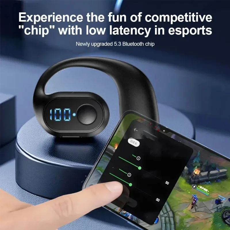 Bluetooth 5.3 Headphone TWS Wireless Ear Hook Earphone HiFi Stereo Noise Reduction Headset Waterproof Earbud for Huawi Xiami 5