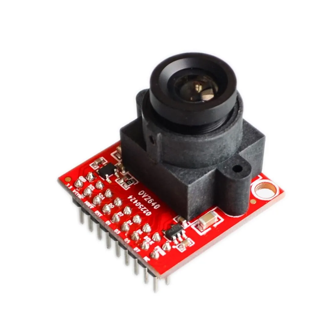 Vue de dessus du module caméra OV2640 2MP avec compression JPEG pour drone et robotique