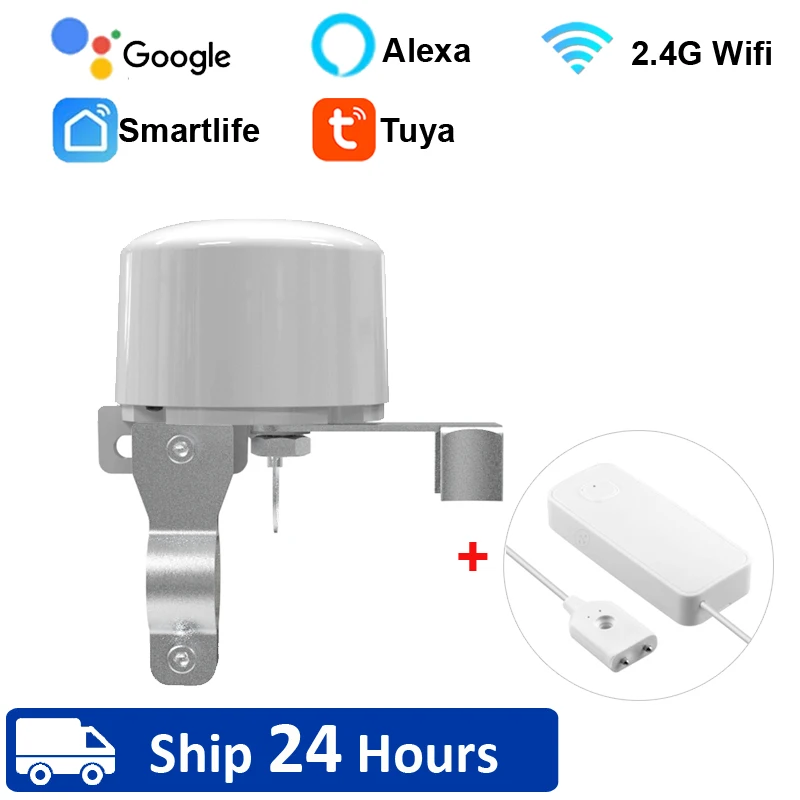 Tuya Smart Wifi Valve Gas Pipe Faucet Controller Remote Control Water