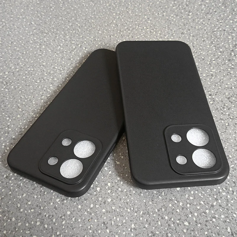 Sleek Black Matte Silicone TPU Soft Slim Case - Protective Back Cover & Bumper