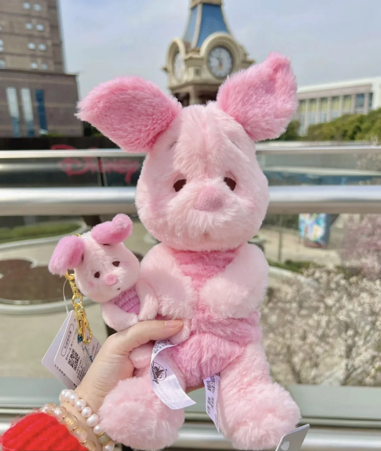 Disney Genuine Cute Winnie The Pooh Sleepy Stitch Strawberry Bear