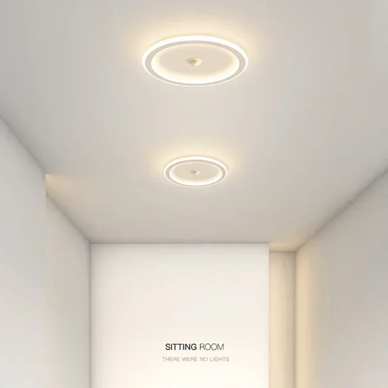 LED Ceiling Light Modern Human Body Induction Lamp For Living Room Entrance Hallway Corridor Sensor Lamp Indoor Lighting Fixture