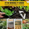 Hollow Small Hoe Full Manganese Steel Gardening Hand-held All-steel Hardened Hollow Hoe Planting Plowing and Weeding Tools 4