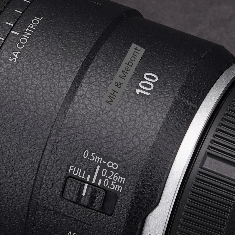 캐논 RF 100mm F2.8 매크로 L IS USM용 렌즈 스티커, 매크로 데칼 스킨 비닐 랩 필름, 스크래치 방지 보호 코팅 RF100 100 2.8