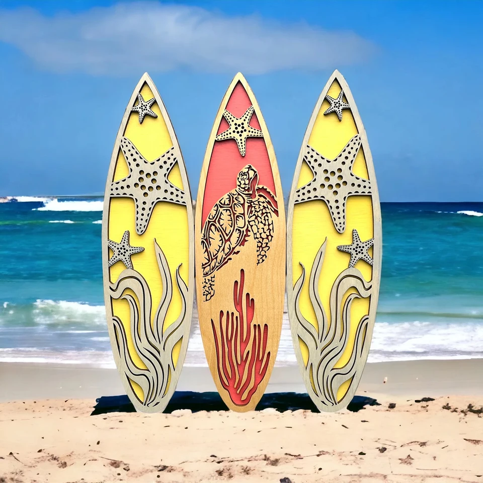 Mini Tavola Da Surf Cabilock 27 Pezzi Fascino Tavola Da Surf Decorazione  Hawaii Surf Gadget, image size:960x960