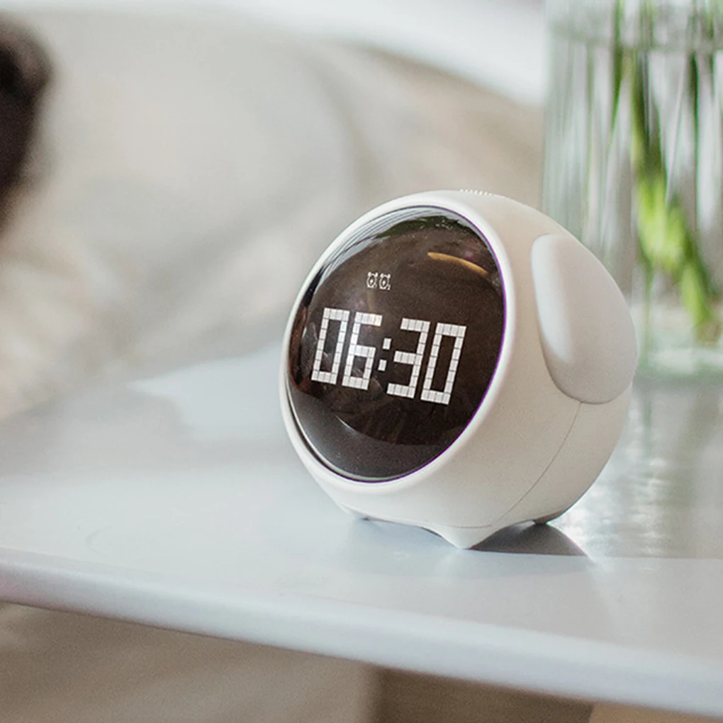 Sveglia di espressione LED Snooze orologio da comodino digitale