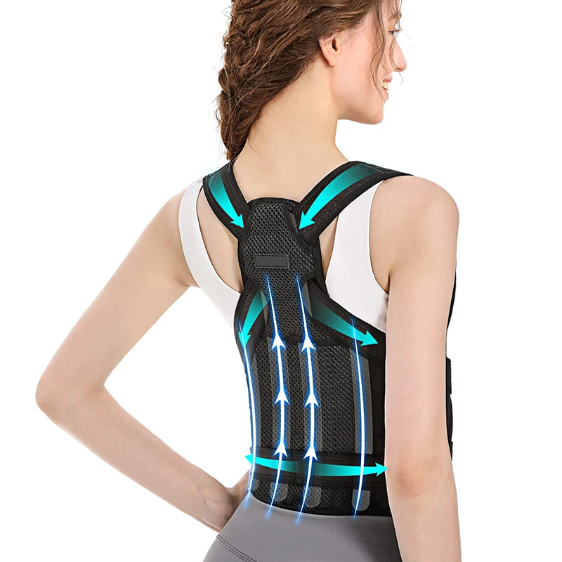 

Back Waist Posture Corrector For Men And Women Adjustable Correction Belt Waist Trainer Shoulder Lumbar Brace Spine Support Belt