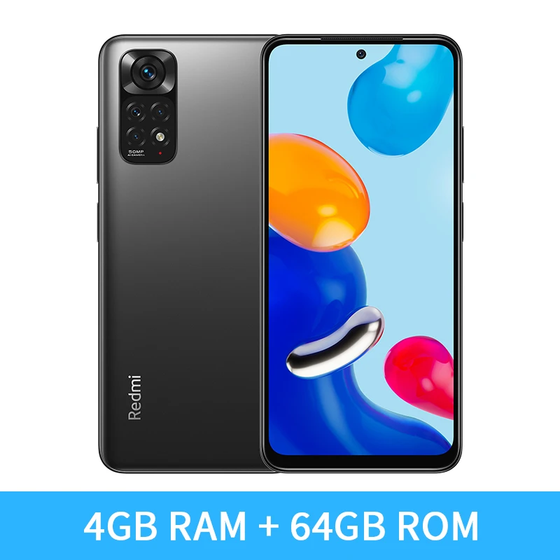 Celular XIAOMI Redmi Note 11 4GB+128GB Graphite Gray, Celular XIAOMI Redmi  Note 11 4GB+128GB Graphite Gray