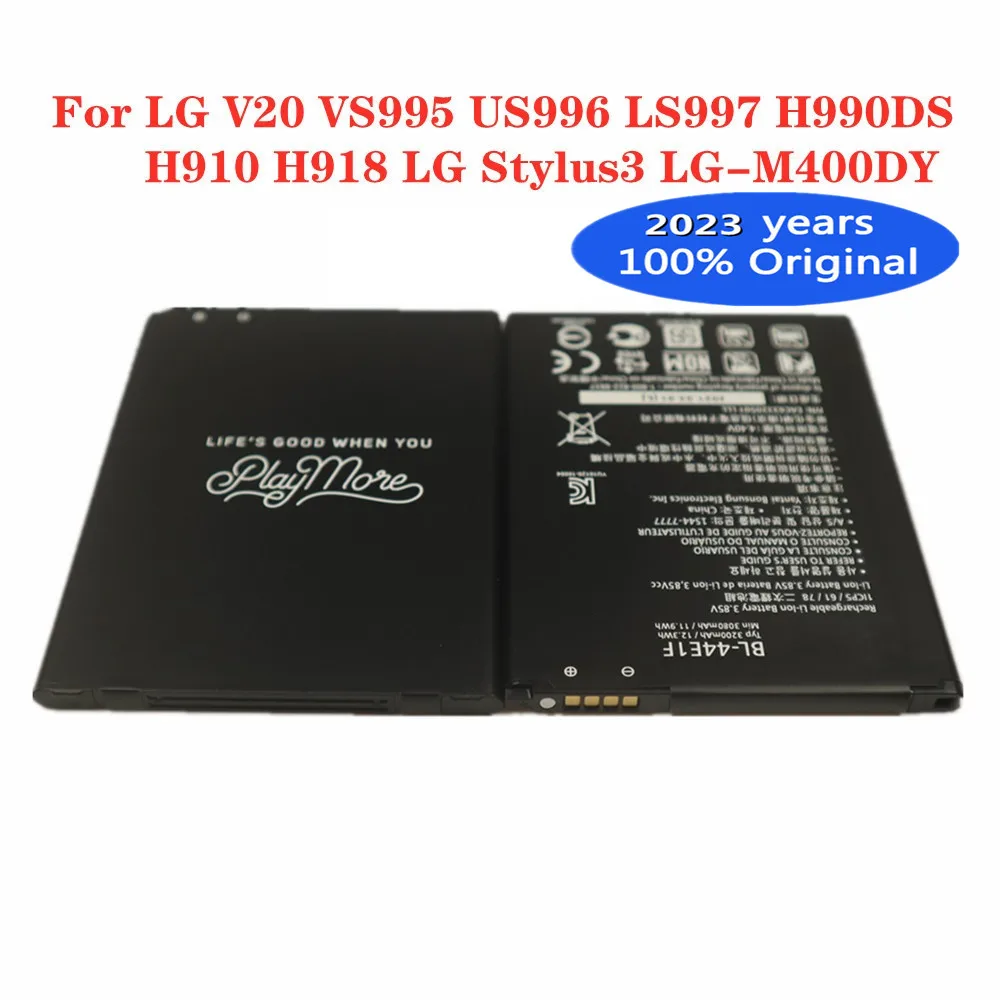 

2023 Years BL-44E1F Battery For LG V20 Perfine 3200mAh BL44E1F H910 Stylo 3 LS777 Stylus 3 LG-M400Y Phone Battery In Stock