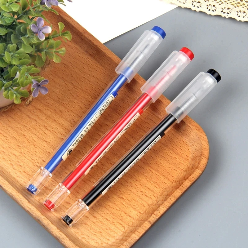 0.35mm Fine Gel Pen Blue/Black Ink Refills Rod for Handle Marker Pens School Gelpen Office Student Writing Drawing Stationery 2