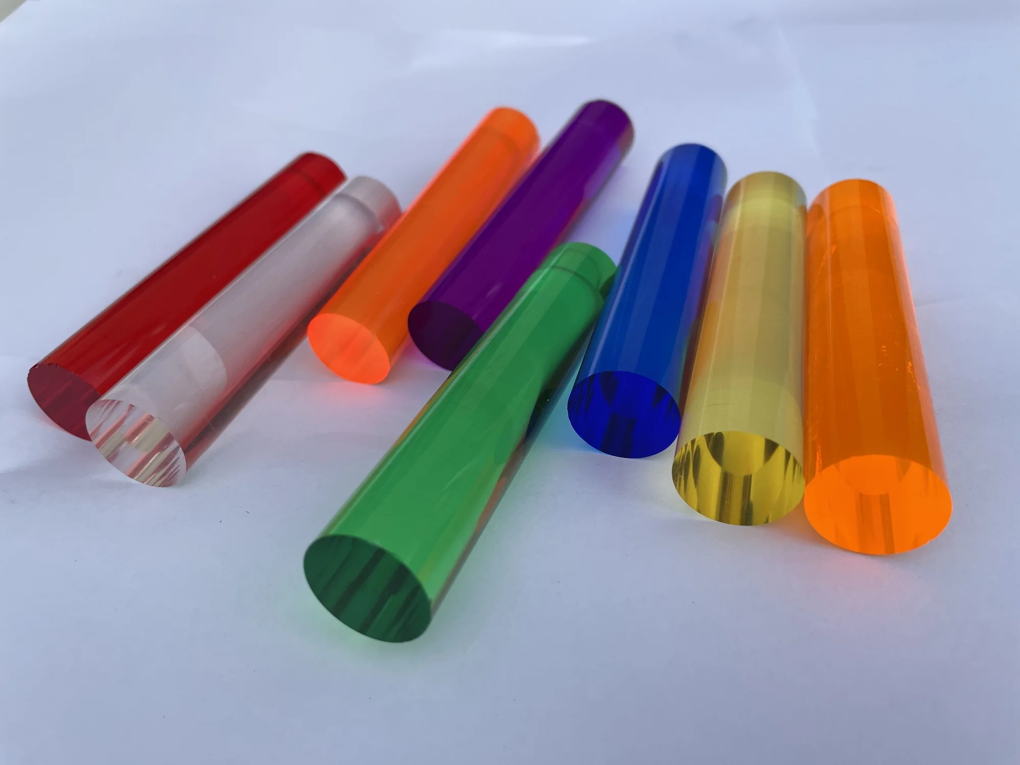 Diameter 25mm Colourful Acrylic Rods Plexiglass Lucite Bar Light Guide Rods  Clear Diy Model Accessories Background Decoration - Plaques & Signs -  AliExpress