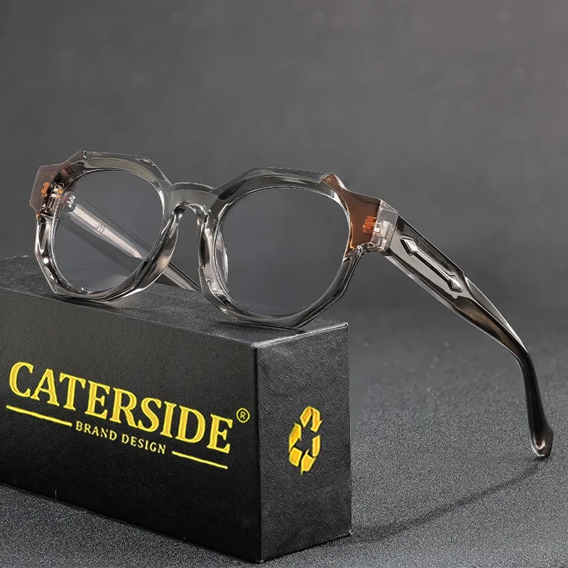 CATERSIDE Retro Punk Sonnenbrille Männer Vintage Dicken Rahmen Hochwertige Marke Fashions Sonnenbrille für Frauen Party Reise Brillen